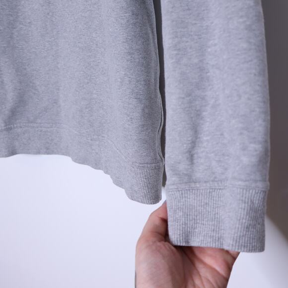 LULULEMON All Yours Crew Sweatshirt Heathered Light Grey Silver Drop Women's 8 - Picture 4 of 9